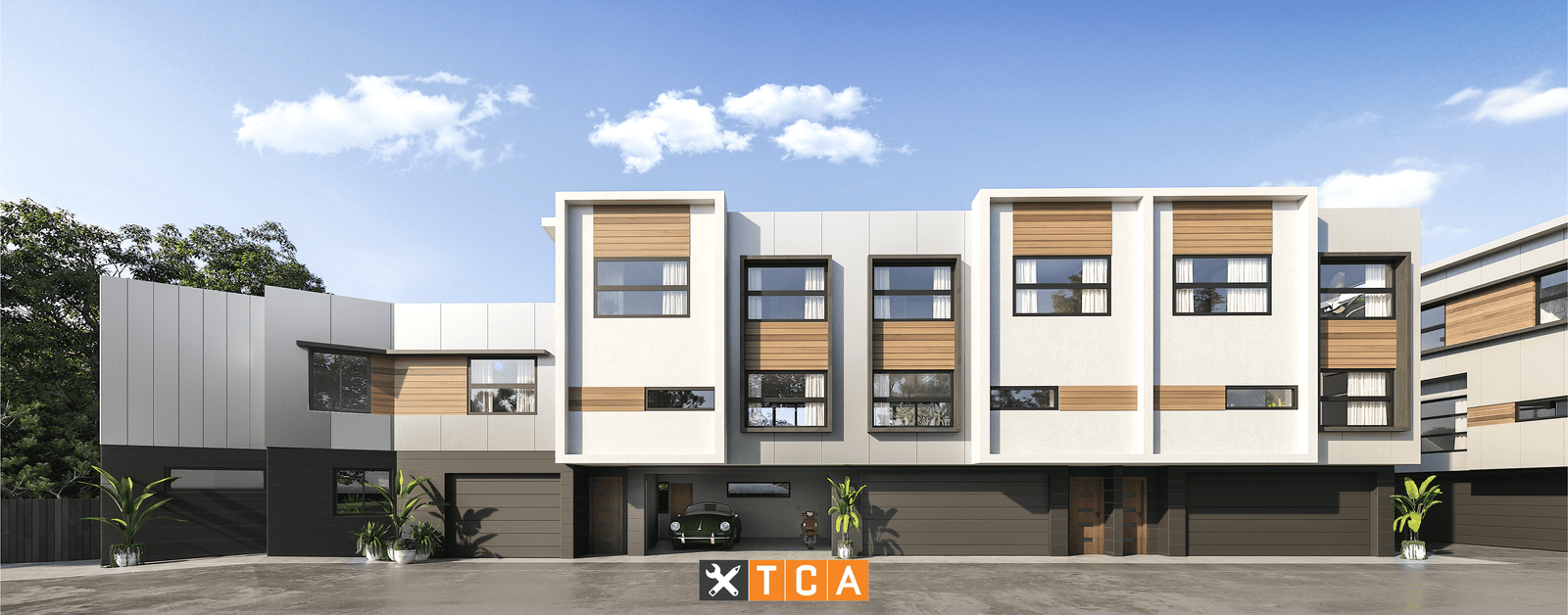 Carina Townhouses completed project