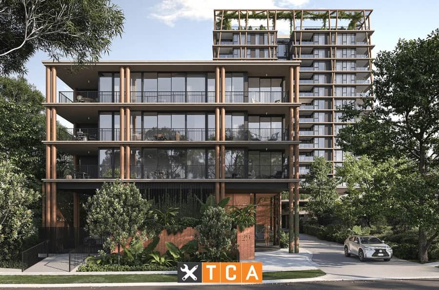 Apartment building in Indooroopilly, Brisbane